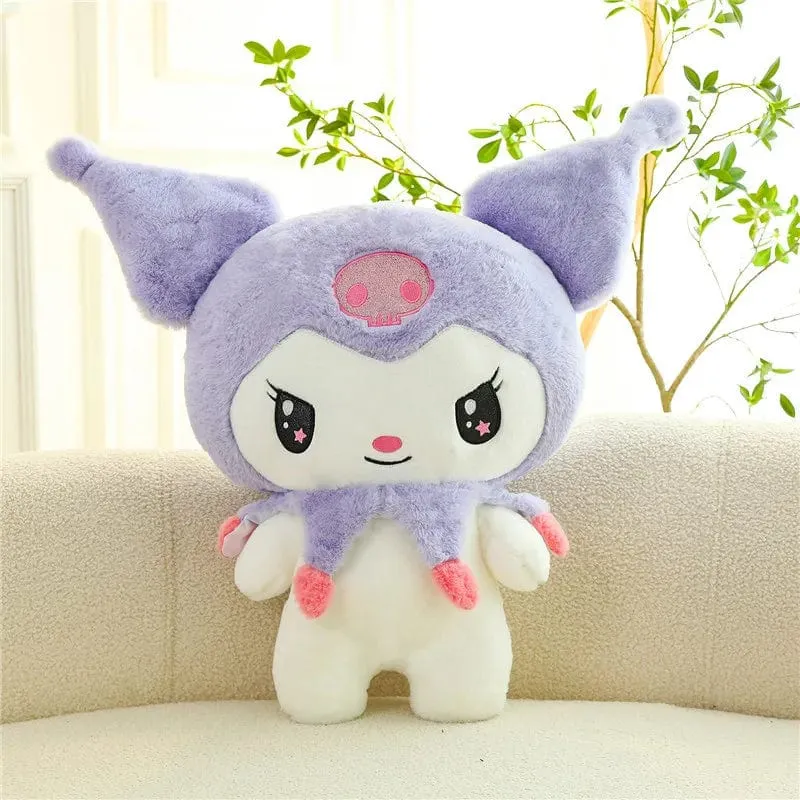 25/55 cm Sanrio Kuromi My Melody Niedliche Serie Kawaii Plüschtierpuppe Cartoon Niedliches Plüschkissen Spielzeug Geburtstagsgeschenk Kissen