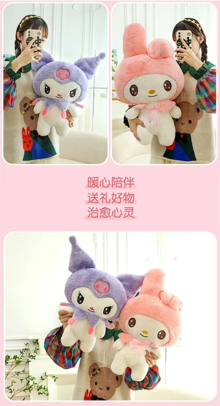 25/55 cm Sanrio Kuromi My Melody Niedliche Serie Kawaii Plüschtierpuppe Cartoon Niedliches Plüschkissen Spielzeug Geburtstagsgeschenk Kissen