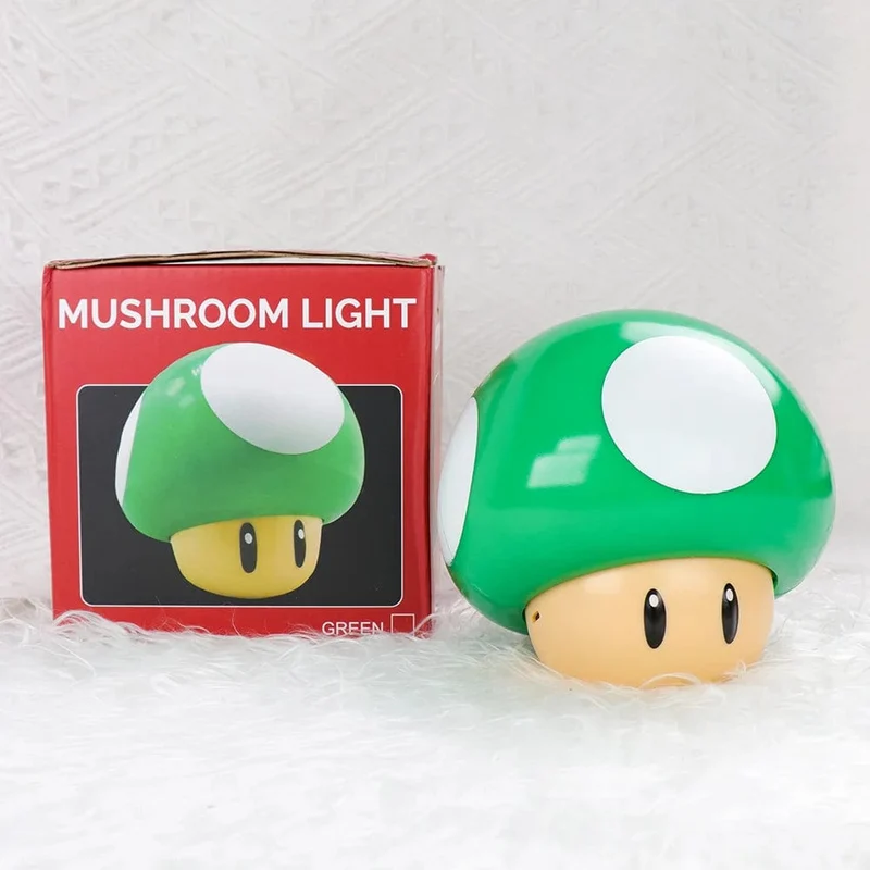 Super Mario LED Fragezeichen Nachtlicht mit Musik Anime PeripheralsToad Kinder Schlafzimmer Nachttischlampe USB Ladegeschenke