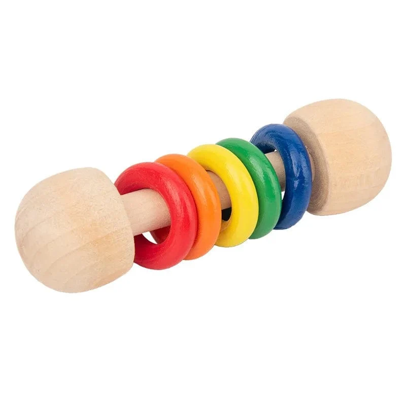 Montessori-Holzspielzeug zum Sortieren und Stapeln, Vorschulisches Farbwahrnehmungstraining, Handlungsfähigkeitsentwicklung, Farbabstimmungsspiel