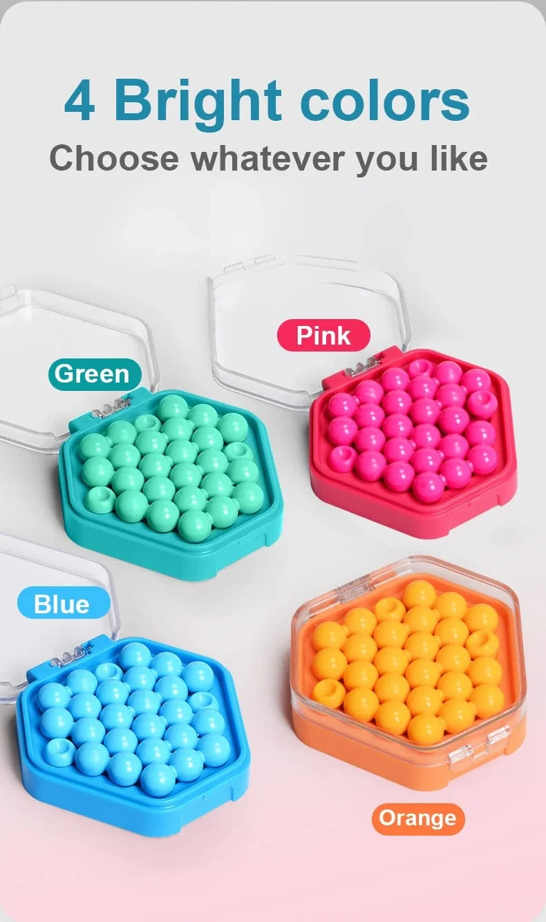 IQ-Mini-Perlenbrettspiel, pädagogisches Lerntaschenspiel, Spielzeug, Stressabbau-Spielzeug, selbst erstellte Herausforderungen, Logikspiel, 7 bis Erwachsene