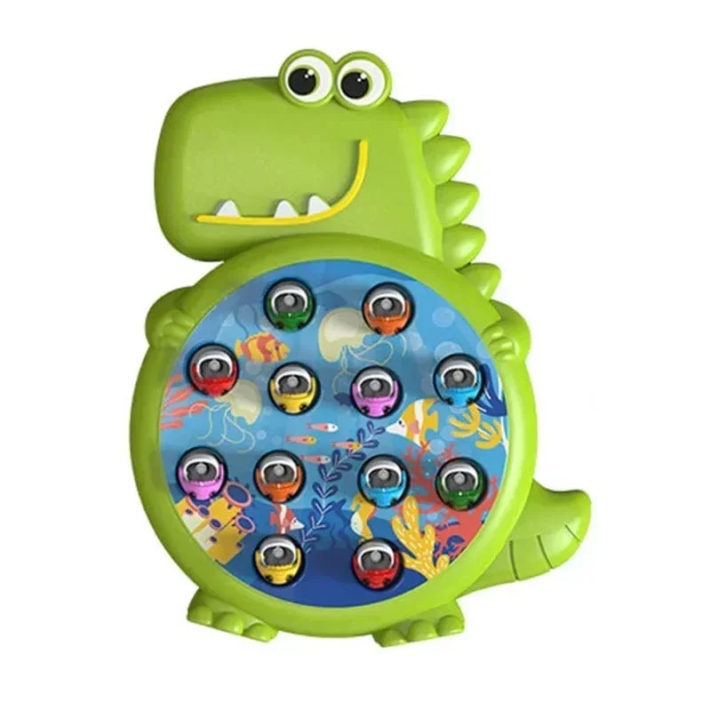 Dinosaurier Einfaches magnetisches Angelspielzeug Spielrutenspiel Spielzeug für Kinder Baby Montessori mit Rute Kinder Pädagogisches rotierendes Geschenk