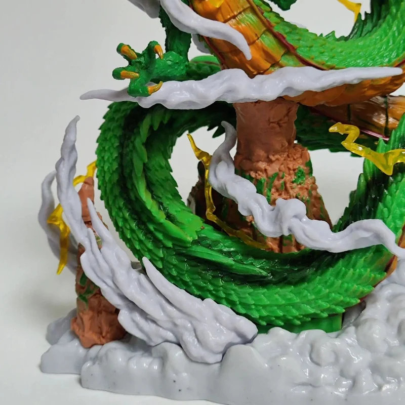24 cm Dragon Ball Anime Figur Shenron Figur Goku und Shenron Figur Modell PVC Statue Puppe Sammlung Zimmer Spielzeug Geschenke