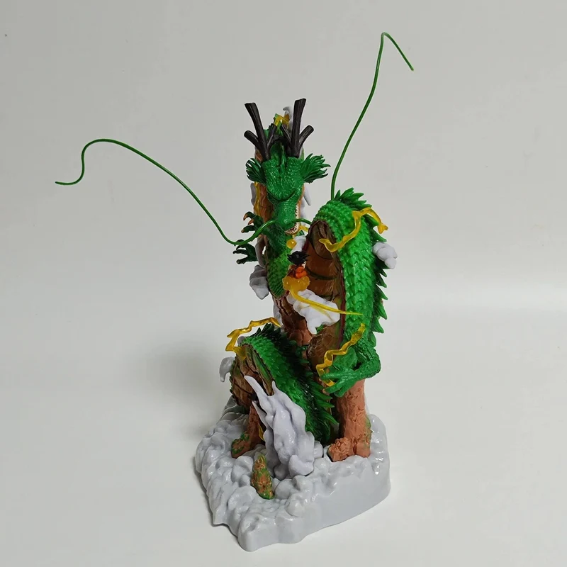 24 cm Dragon Ball Anime Figur Shenron Figur Goku und Shenron Figur Modell PVC Statue Puppe Sammlung Zimmer Spielzeug Geschenke
