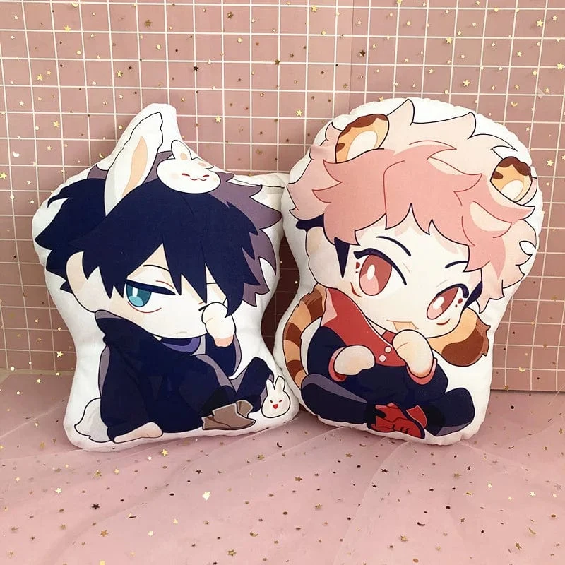 10 cm Anime Jujutsu Kaisen Plüsch Puppe Itadori Yuji Fushiguro Megumi Gojo Satoru Weiche Gefüllte Kissen Kinder Plüsch Kissen Spielzeug