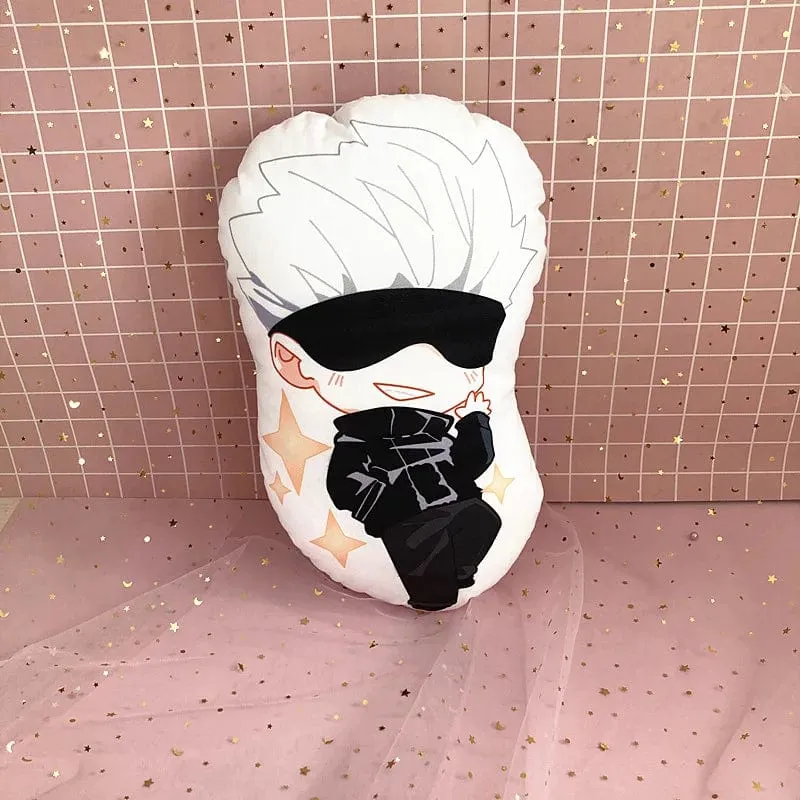10 cm Anime Jujutsu Kaisen Plüsch Puppe Itadori Yuji Fushiguro Megumi Gojo Satoru Weiche Gefüllte Kissen Kinder Plüsch Kissen Spielzeug
