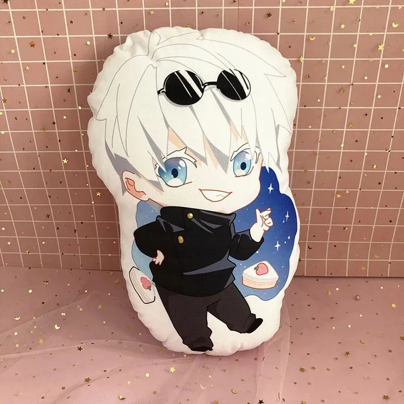10 cm Anime Jujutsu Kaisen Plüsch Puppe Itadori Yuji Fushiguro Megumi Gojo Satoru Weiche Gefüllte Kissen Kinder Plüsch Kissen Spielzeug