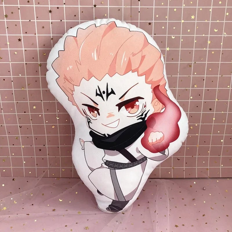 10 cm Anime Jujutsu Kaisen Plüsch Puppe Itadori Yuji Fushiguro Megumi Gojo Satoru Weiche Gefüllte Kissen Kinder Plüsch Kissen Spielzeug