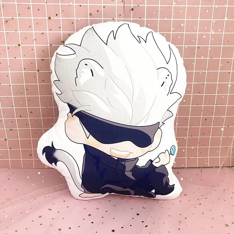 10 cm Anime Jujutsu Kaisen Plüsch Puppe Itadori Yuji Fushiguro Megumi Gojo Satoru Weiche Gefüllte Kissen Kinder Plüsch Kissen Spielzeug