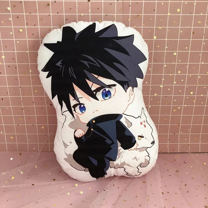 10 cm Anime Jujutsu Kaisen Plüsch Puppe Itadori Yuji Fushiguro Megumi Gojo Satoru Weiche Gefüllte Kissen Kinder Plüsch Kissen Spielzeug