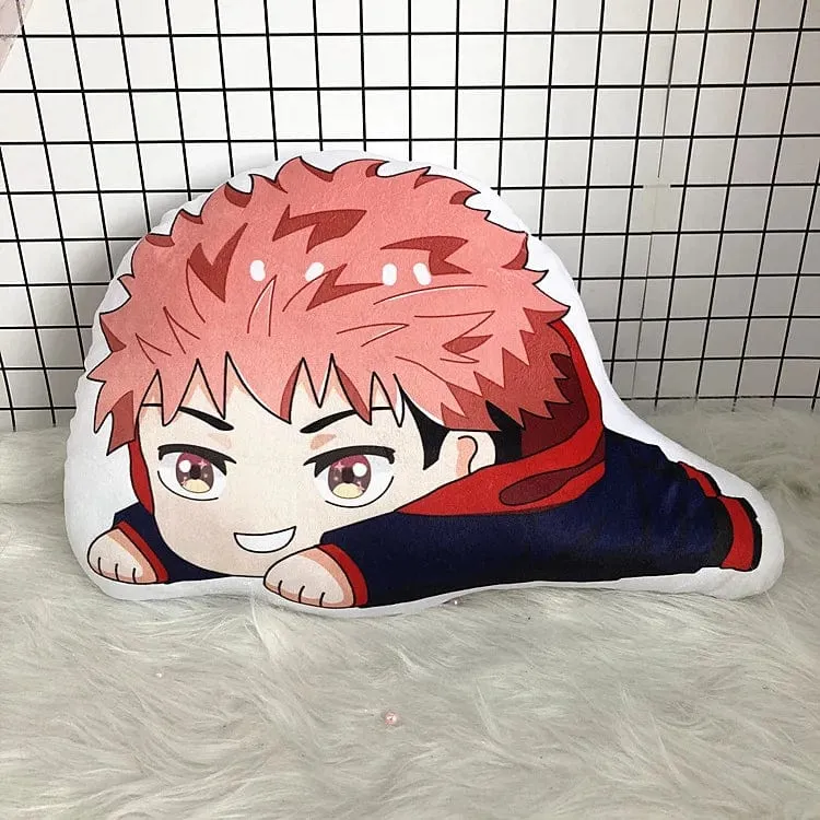 10 cm Anime Jujutsu Kaisen Plüsch Puppe Itadori Yuji Fushiguro Megumi Gojo Satoru Weiche Gefüllte Kissen Kinder Plüsch Kissen Spielzeug
