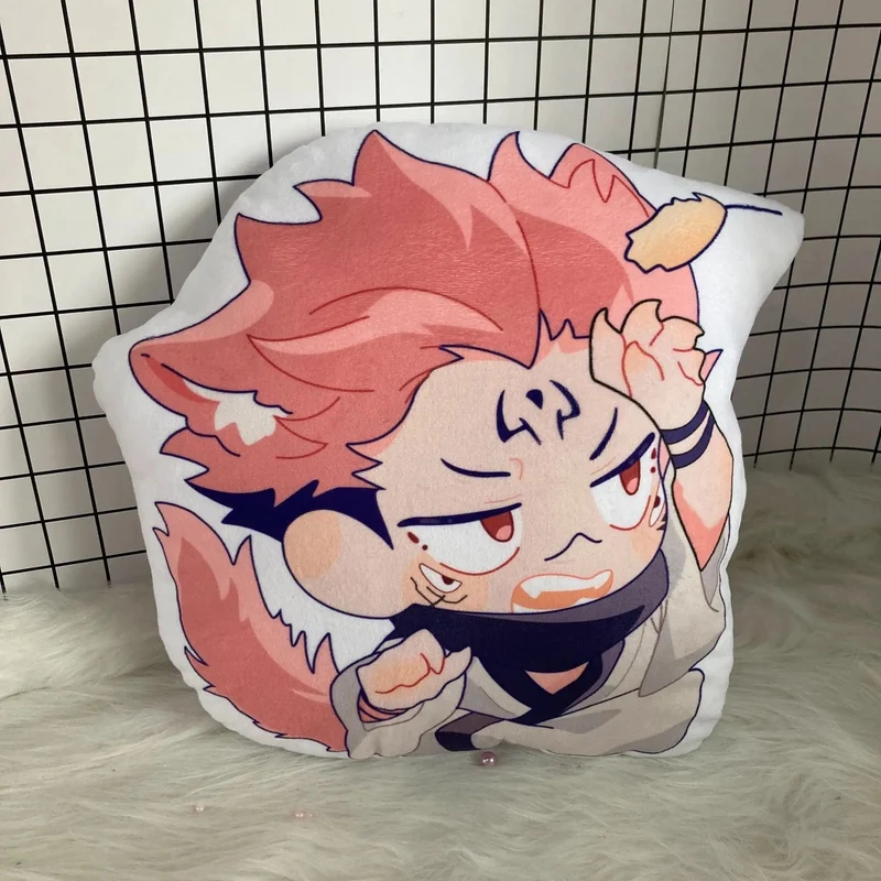 10 cm Anime Jujutsu Kaisen Plüsch Puppe Itadori Yuji Fushiguro Megumi Gojo Satoru Weiche Gefüllte Kissen Kinder Plüsch Kissen Spielzeug