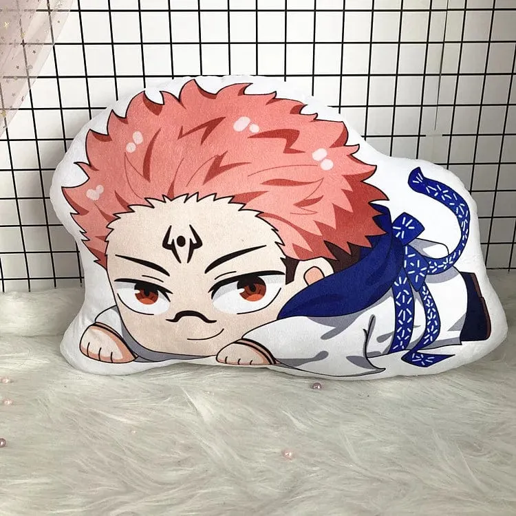 10 cm Anime Jujutsu Kaisen Plüsch Puppe Itadori Yuji Fushiguro Megumi Gojo Satoru Weiche Gefüllte Kissen Kinder Plüsch Kissen Spielzeug