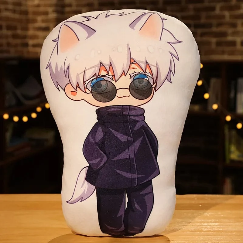 10 cm Anime Jujutsu Kaisen Plüsch Puppe Itadori Yuji Fushiguro Megumi Gojo Satoru Weiche Gefüllte Kissen Kinder Plüsch Kissen Spielzeug