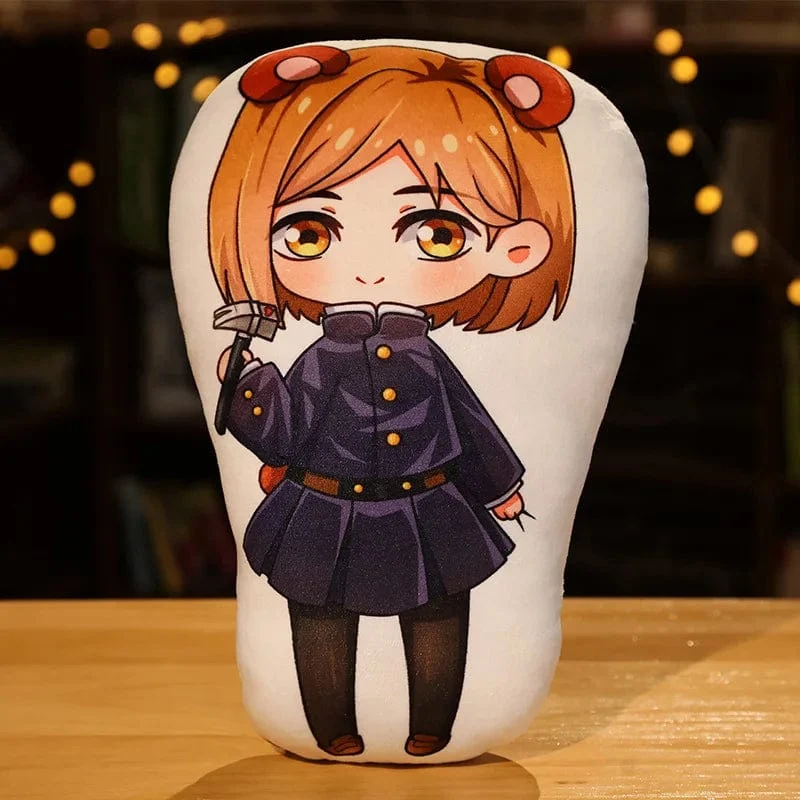 10 cm Anime Jujutsu Kaisen Plüsch Puppe Itadori Yuji Fushiguro Megumi Gojo Satoru Weiche Gefüllte Kissen Kinder Plüsch Kissen Spielzeug
