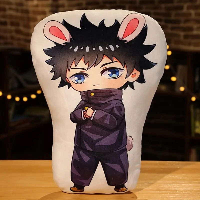 10 cm Anime Jujutsu Kaisen Plüsch Puppe Itadori Yuji Fushiguro Megumi Gojo Satoru Weiche Gefüllte Kissen Kinder Plüsch Kissen Spielzeug