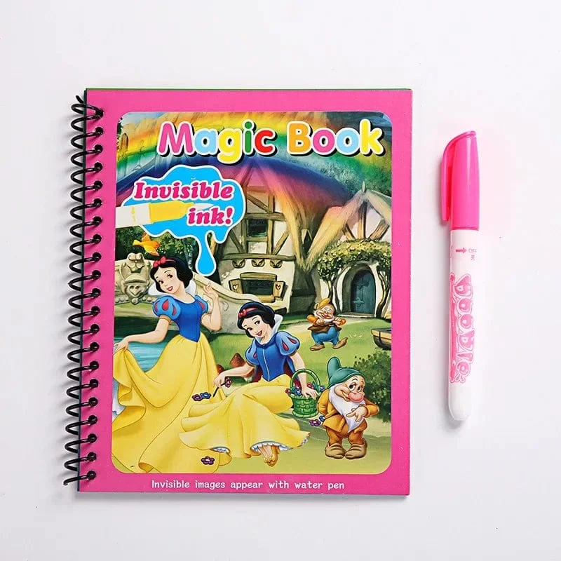 Disney Kinder Puzzle Graffiti Malbuch Cartoon Anime Frozen Spiderman Cars Sofia Princes Mickey DIY Magische Aquarellmalerei