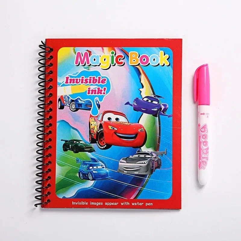 Disney Kinder Puzzle Graffiti Malbuch Cartoon Anime Frozen Spiderman Cars Sofia Princes Mickey DIY Magische Aquarellmalerei