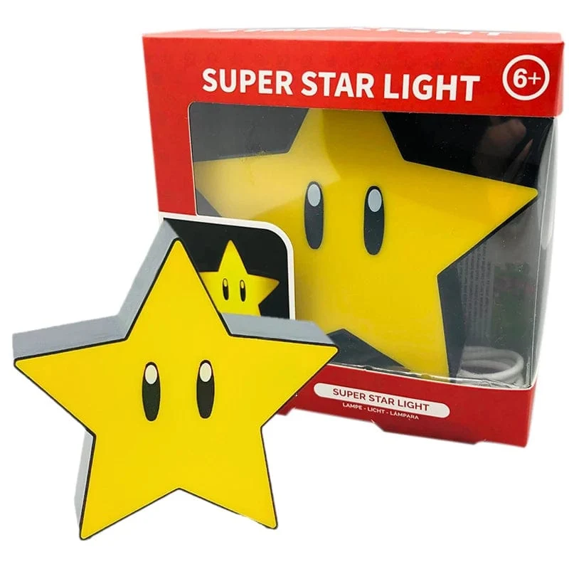 LED Super Mario Bros Lampe Super Star Licht Led Musik Atmosphäre Nachtlicht Sound USB Lade Schreibtisch Lampe Für Kinder Geschenke spielzeug