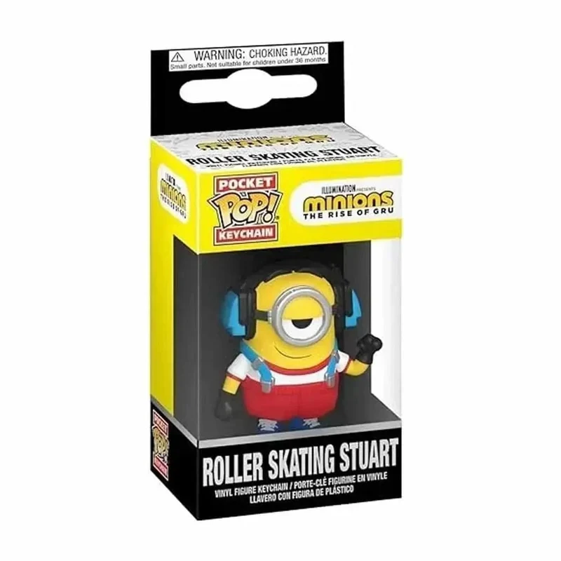 Hot POP Schlüsselanhänger Despicable Minions Me CARL Pyjama Bob KUNG FU KEVIN ROCK OTTO Schlüsselanhänger Spielzeug Digitale Tasche Kindergeschenke Spielzeug