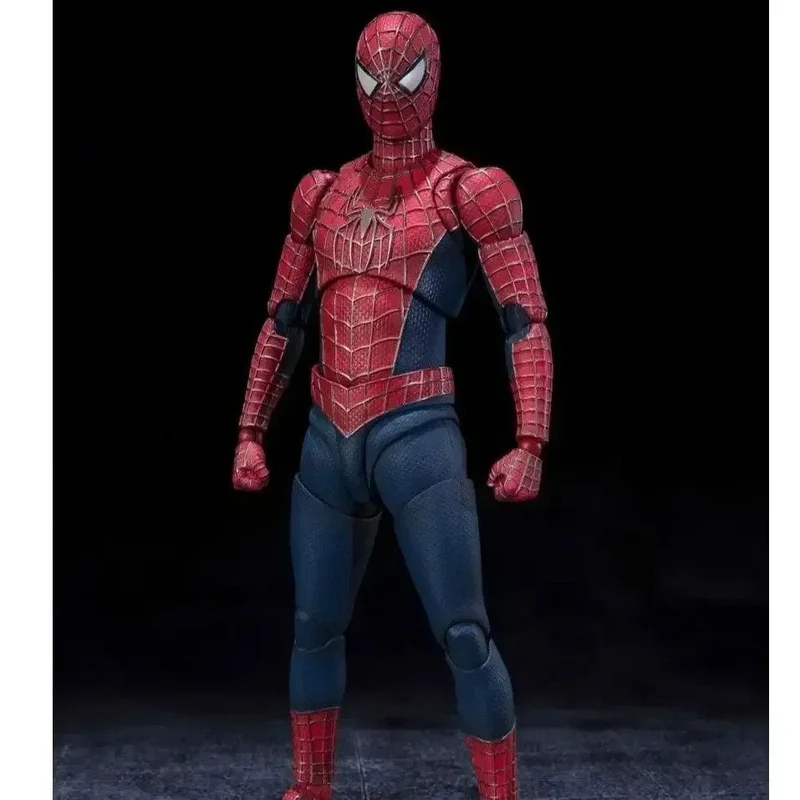 SHF Spider Man 3 Actionfigur Spiderman 3 Tobey Maguire Anime Figur PVC-Statue Modellsammlung Puppe Decora Neujahrsgeschenke