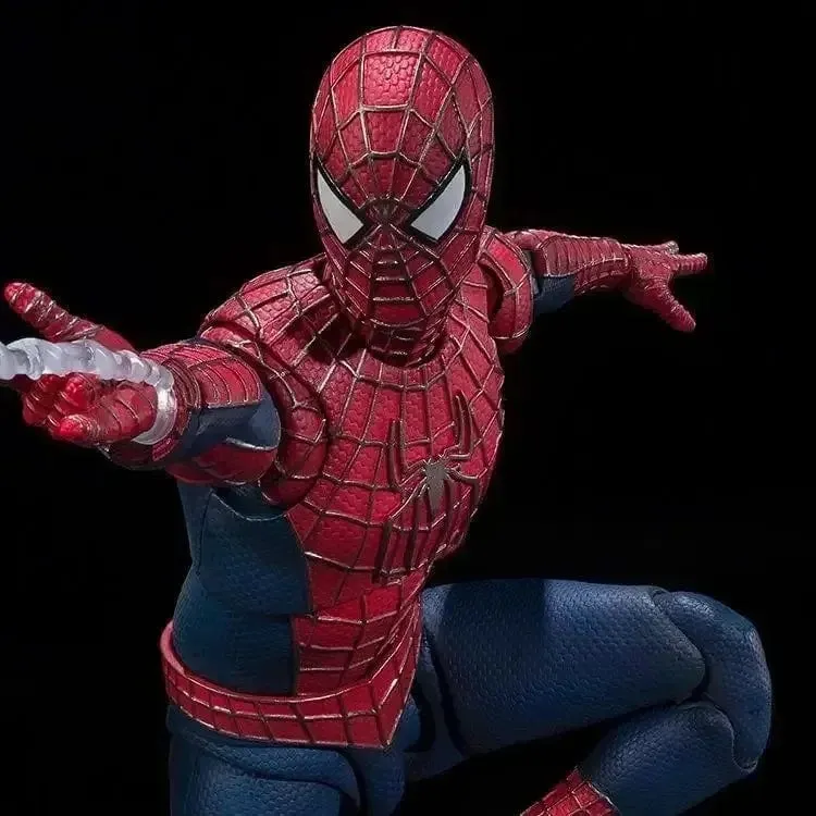SHF Spider Man 3 Actionfigur Spiderman 3 Tobey Maguire Anime Figur PVC-Statue Modellsammlung Puppe Decora Neujahrsgeschenke