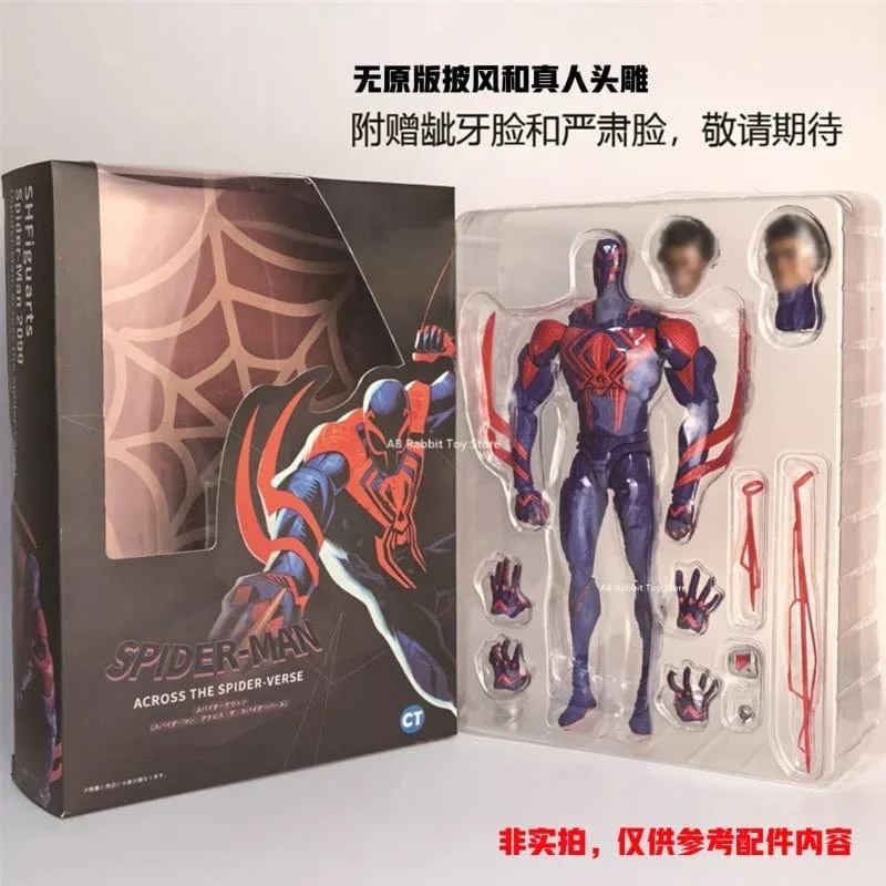 SHF Spider Man 3 Actionfigur Spiderman 3 Tobey Maguire Anime Figur PVC-Statue Modellsammlung Puppe Decora Neujahrsgeschenke