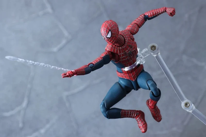 SHF Spider Man 3 Actionfigur Spiderman 3 Tobey Maguire Anime Figur PVC-Statue Modellsammlung Puppe Decora Neujahrsgeschenke
