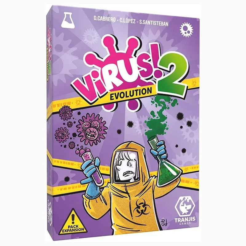 In der spanischen Version In englischer Virus-Kartenspiel Das ansteckende Virus 2 Karte Richtige Version Partyspiel für lustige Familienspiele