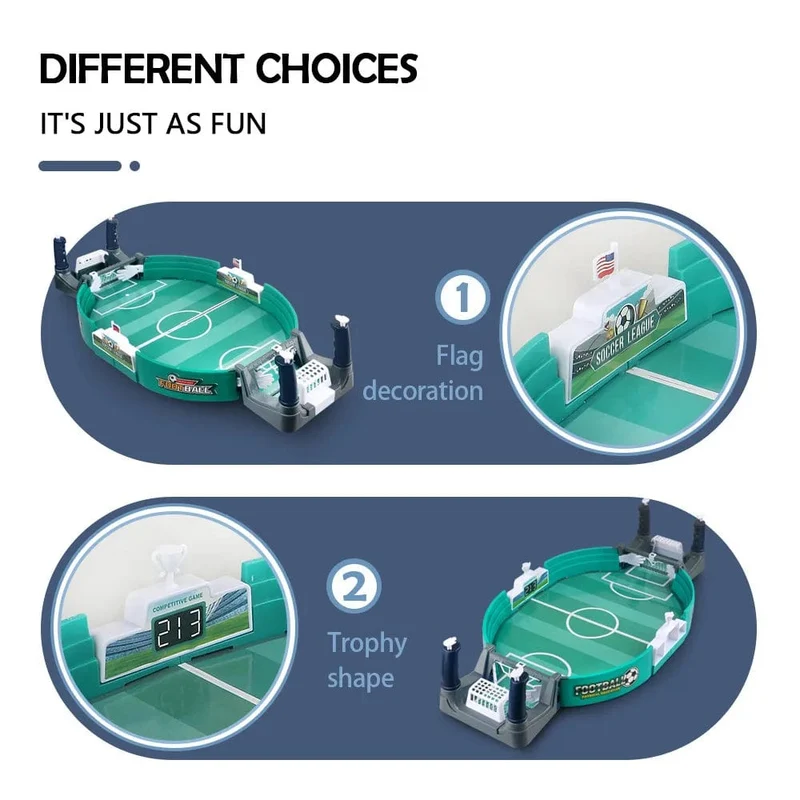 Tischfußball, Brettspiel, Spielspielzeug für Familienfeiern, Tischfußball, Spielball, Fußballspielzeug, interaktives Eltern-Kind-Fußball