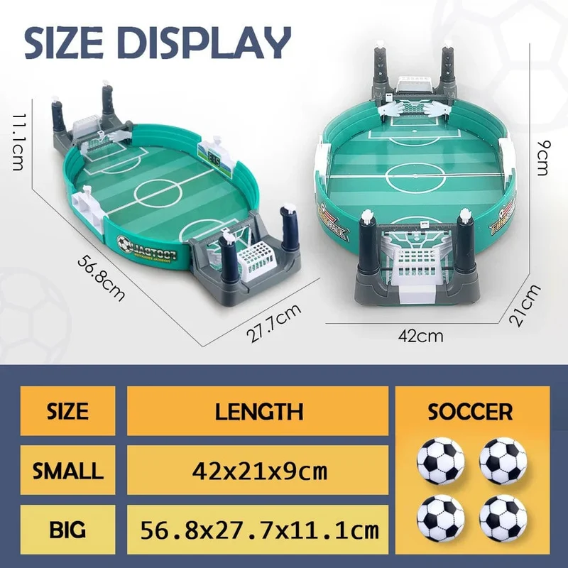 Tischfußball, Brettspiel, Spielspielzeug für Familienfeiern, Tischfußball, Spielball, Fußballspielzeug, interaktives Eltern-Kind-Fußball