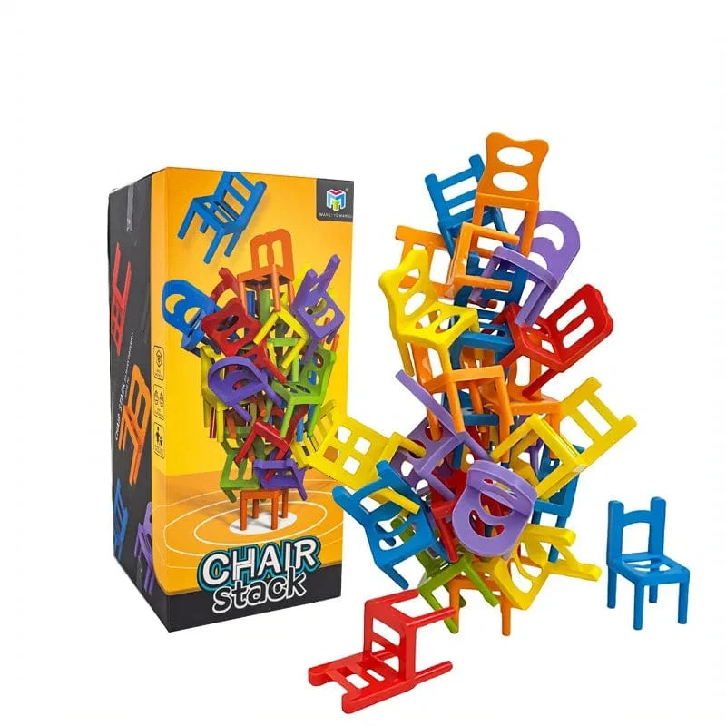 24-42 stück kinder puzzle klappstuhl spielzeug eltern-kind-interaktives spiel für kinder stuhl stapel party spiel juego social spiele