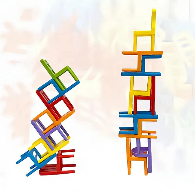 24-42 stück kinder puzzle klappstuhl spielzeug eltern-kind-interaktives spiel für kinder stuhl stapel party spiel juego social spiele