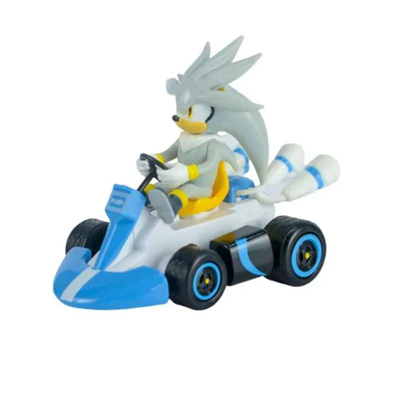Anime Sonic the Hedgehog Pull Back Auto Cartoon Figur Dekoration Desktop Modell Kart Kinder Spielzeug Wohnkultur Kinder Geschenk Party