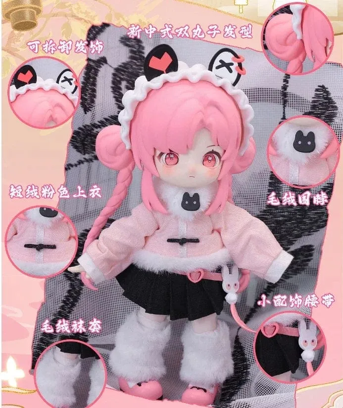 Auf Lager Nagi Beast 3. Generation Dragon Journey Season Series Süße 15cm Puppe Bjd 12-Punkt-Puppe Bewegliches Puppengeschenk
