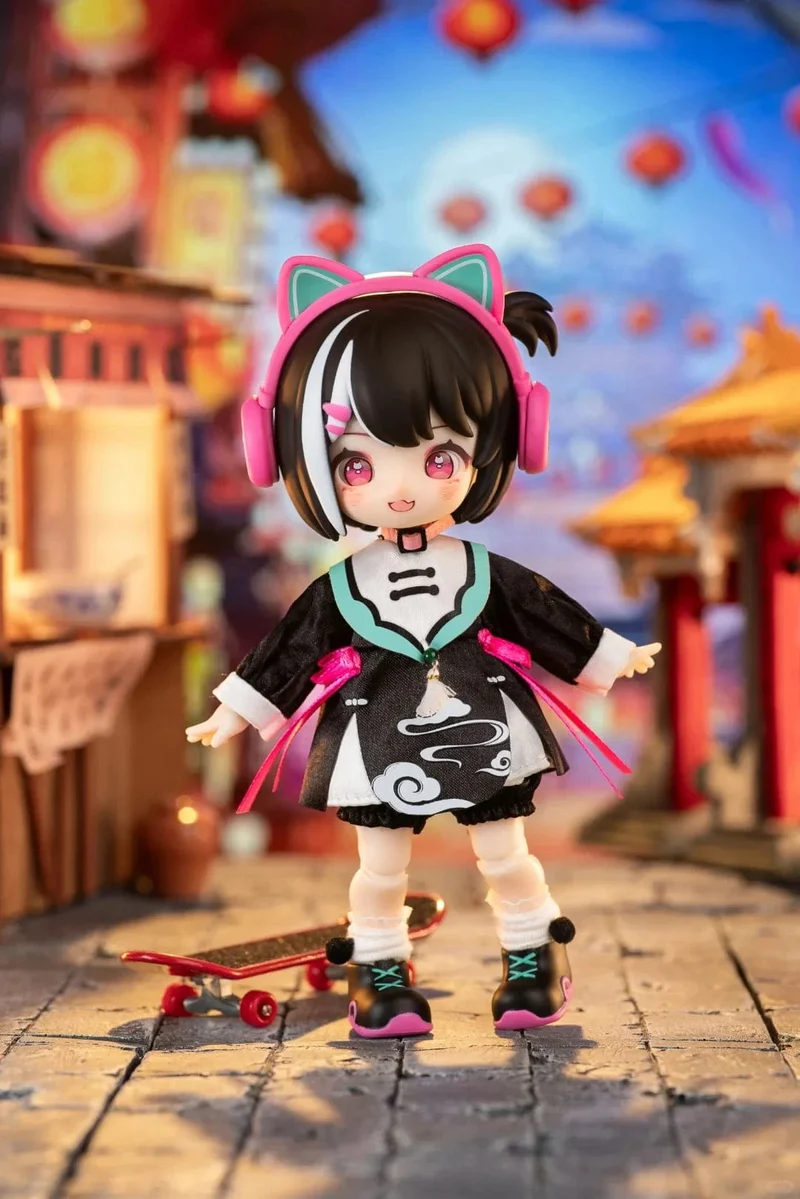 Auf Lager Nagi Beast 3. Generation Dragon Journey Season Series Süße 15cm Puppe Bjd 12-Punkt-Puppe Bewegliches Puppengeschenk