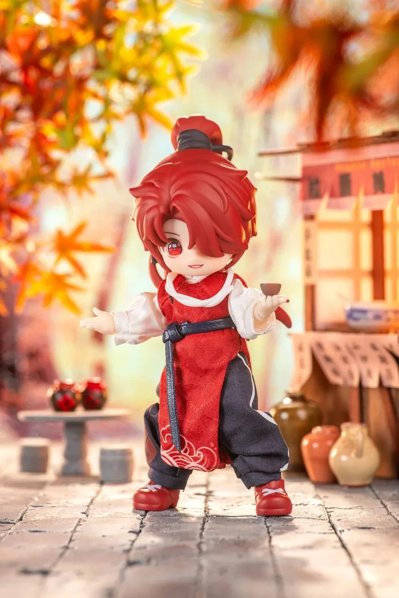 Auf Lager Nagi Beast 3. Generation Dragon Journey Season Series Süße 15cm Puppe Bjd 12-Punkt-Puppe Bewegliches Puppengeschenk