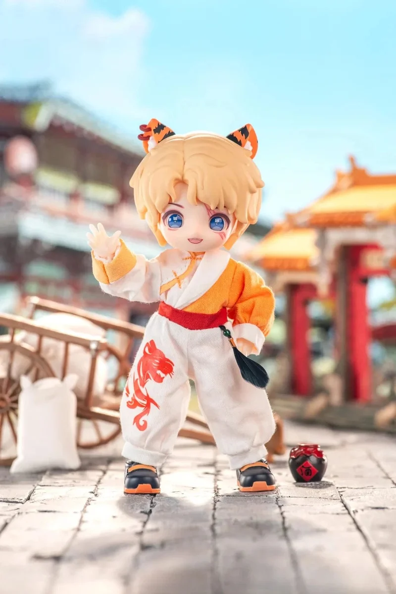 Auf Lager Nagi Beast 3. Generation Dragon Journey Season Series Süße 15cm Puppe Bjd 12-Punkt-Puppe Bewegliches Puppengeschenk