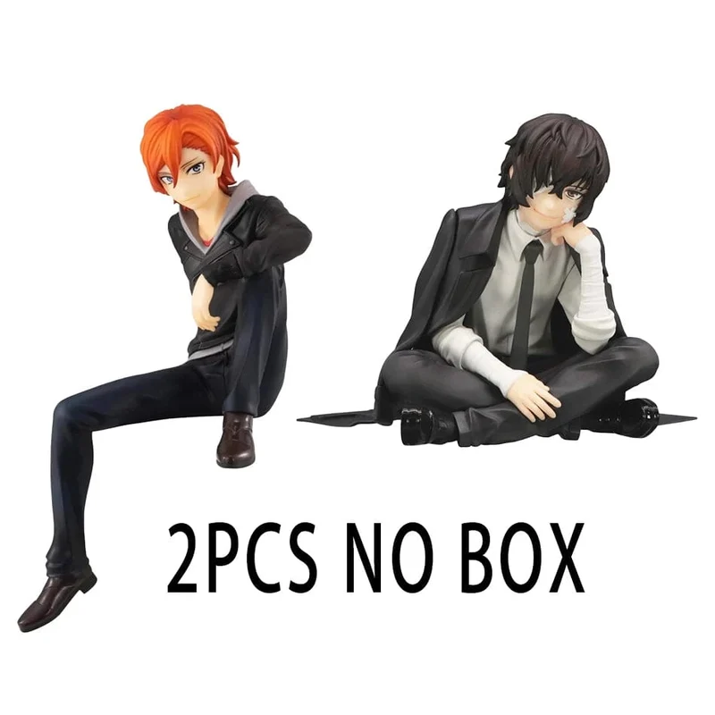 FuRyu Bungo Stray Dogs 12cm Dazai Osamu Noodles Press Figur Japanische Cartoon Figuren Sammlung Niedliche Spielzeuge