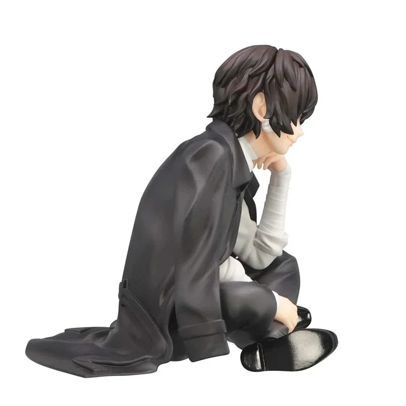 FuRyu Bungo Stray Dogs 12cm Dazai Osamu Noodles Press Figur Japanische Cartoon Figuren Sammlung Niedliche Spielzeuge
