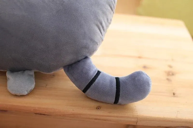 Süßes Keks-Katzen-Kissen, weiches Plüsch, Büro-Nickerchen-Kissen, Spielzeug, gefülltes Pausenbett, Schlafkissen, Heimdekoration, Geschenk, Puppe, Kinder