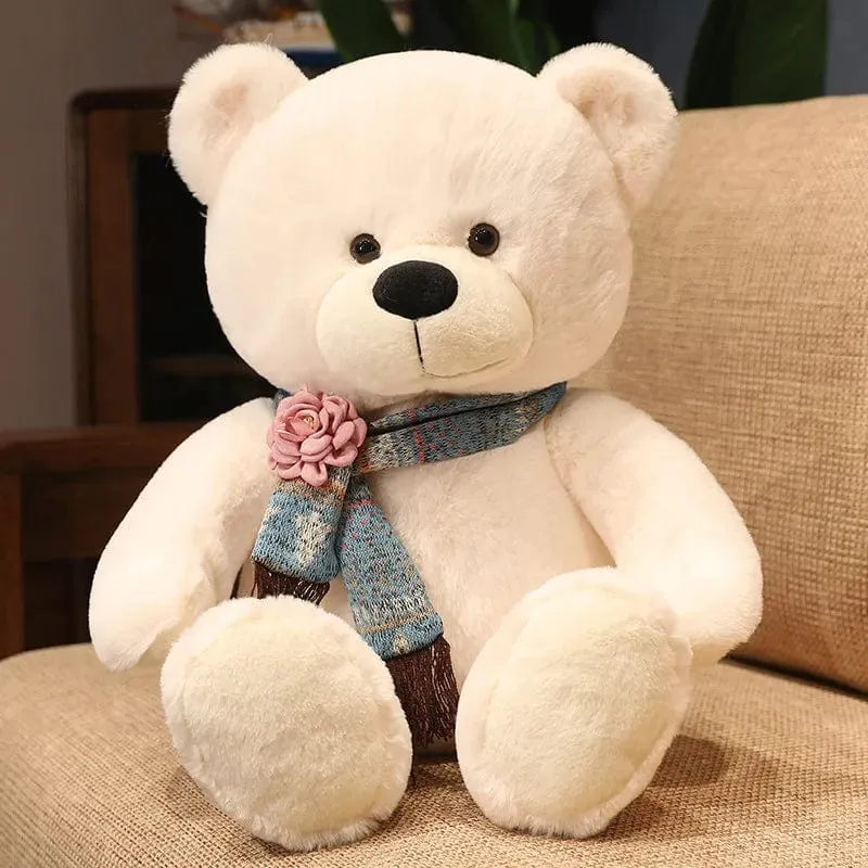 35/50/60CM Süßes klassisches Teddybär-Plüschtier Kawaii Fliege Bär Plüschkissen Gefüllte weiche Puppen für Kinder Mädchen Liebhaber Geschenke