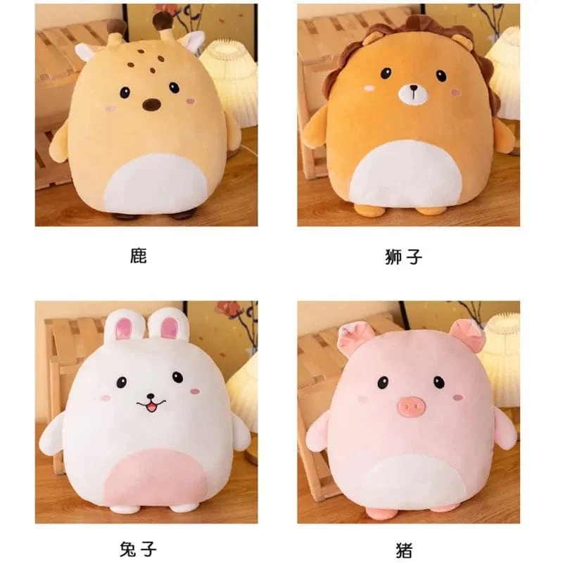 40 cm Kuscheliger Squishy Pinguin Schwein Kaninchen Panda Krabbe Kawaii Zoo Tier Plüsch Kissen Weiches Plushie Peluche Puppe Kinder Geburtstagsgeschenk