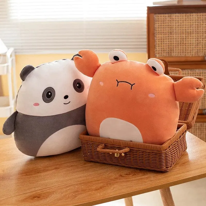 40 cm Kuscheliger Squishy Pinguin Schwein Kaninchen Panda Krabbe Kawaii Zoo Tier Plüsch Kissen Weiches Plushie Peluche Puppe Kinder Geburtstagsgeschenk