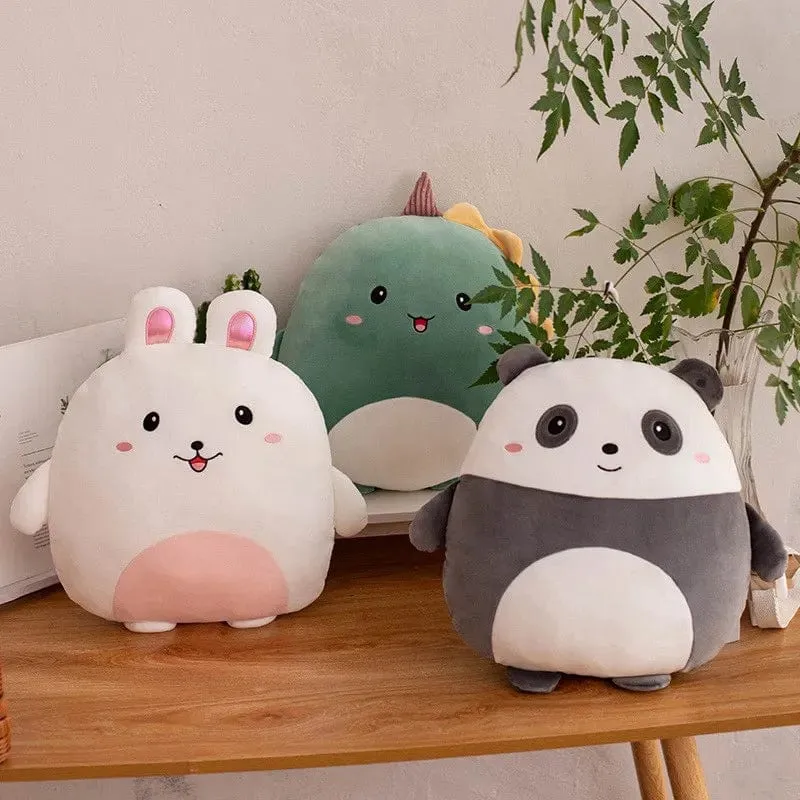 40 cm Kuscheliger Squishy Pinguin Schwein Kaninchen Panda Krabbe Kawaii Zoo Tier Plüsch Kissen Weiches Plushie Peluche Puppe Kinder Geburtstagsgeschenk
