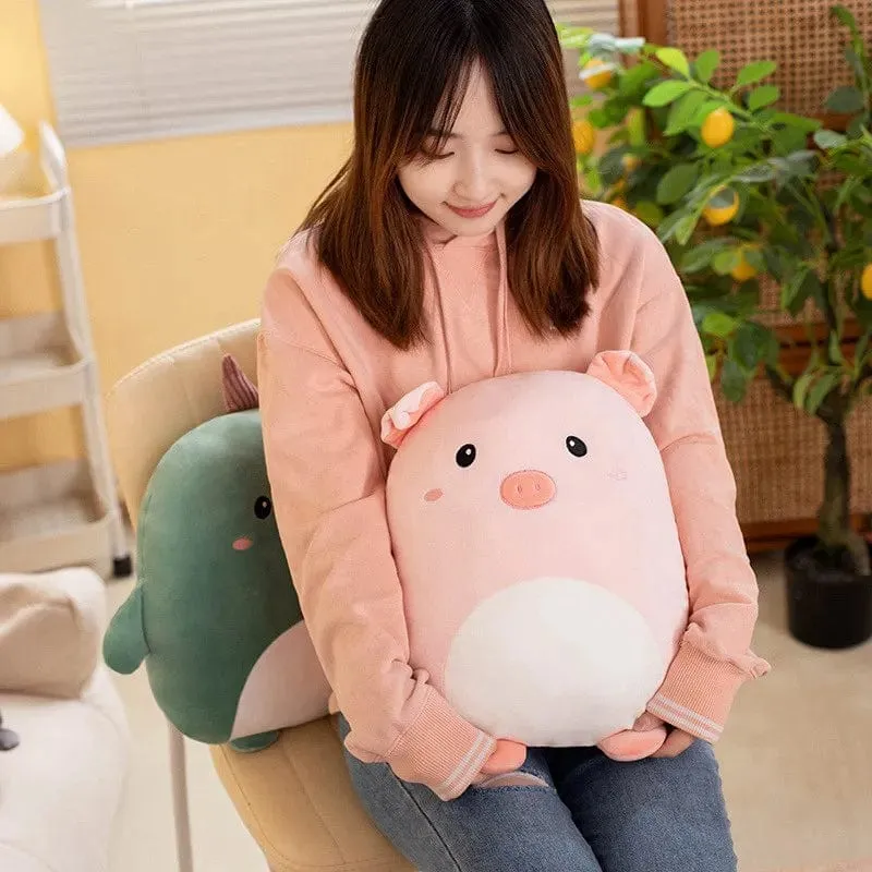 40 cm Kuscheliger Squishy Pinguin Schwein Kaninchen Panda Krabbe Kawaii Zoo Tier Plüsch Kissen Weiches Plushie Peluche Puppe Kinder Geburtstagsgeschenk
