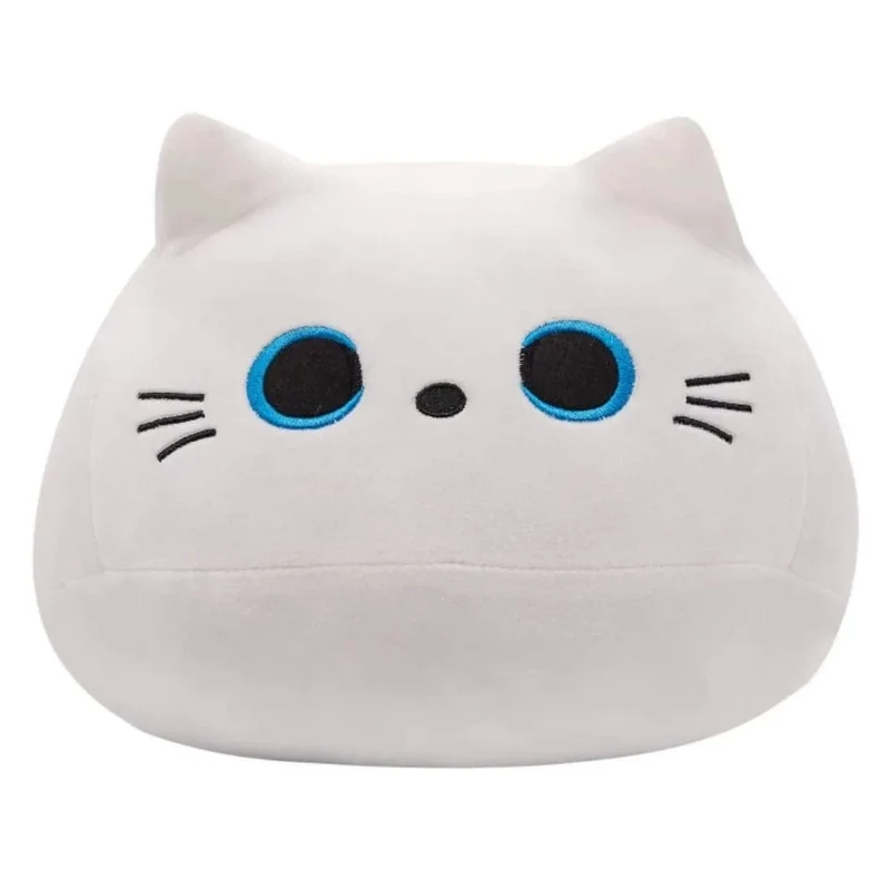 10/30CM Katzenpuppe Kleiner Anhänger Kuschelkissen Kissen Ins Schwarze Katze Plüschtier Puppe für Mädchen Geschenk Plushie Stofftiere
