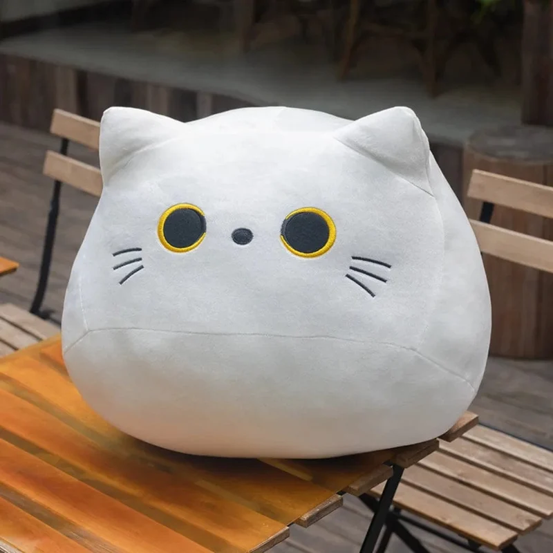 10/30CM Katzenpuppe Kleiner Anhänger Kuschelkissen Kissen Ins Schwarze Katze Plüschtier Puppe für Mädchen Geschenk Plushie Stofftiere