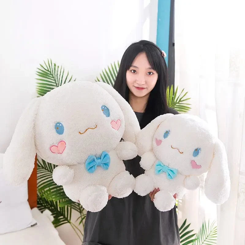 Cinnamoroll Plüschtiere, Cartoon-Hund mit großen Ohren, Puppe, kleines weißes Hundespielzeug, gibt der besten Freundin Mädchen Schlafkissen, Dekoration, Plüschpuppe