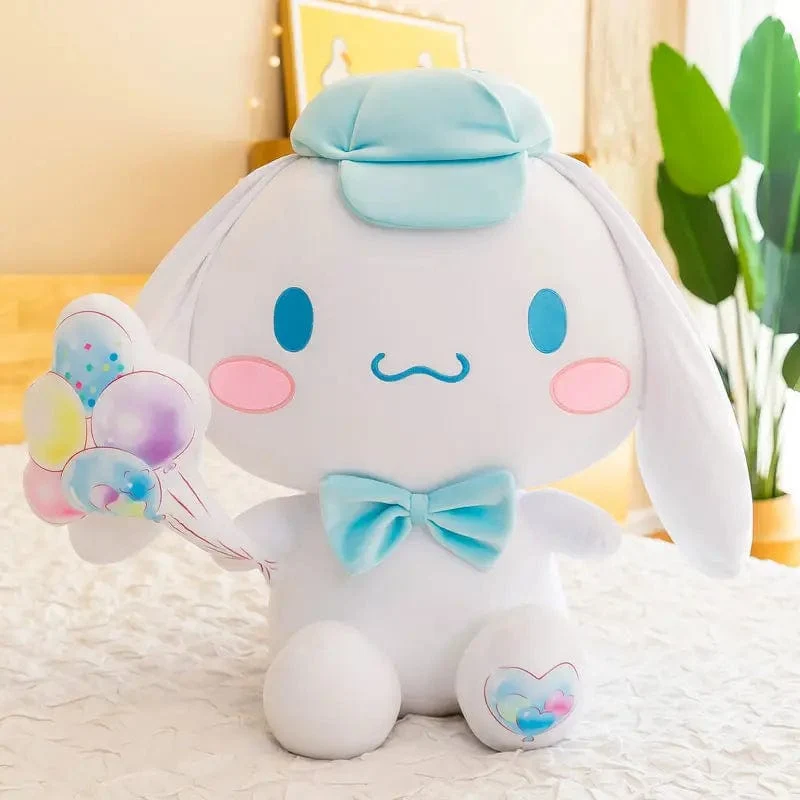Cinnamoroll Plüschtiere, Cartoon-Hund mit großen Ohren, Puppe, kleines weißes Hundespielzeug, gibt der besten Freundin Mädchen Schlafkissen, Dekoration, Plüschpuppe